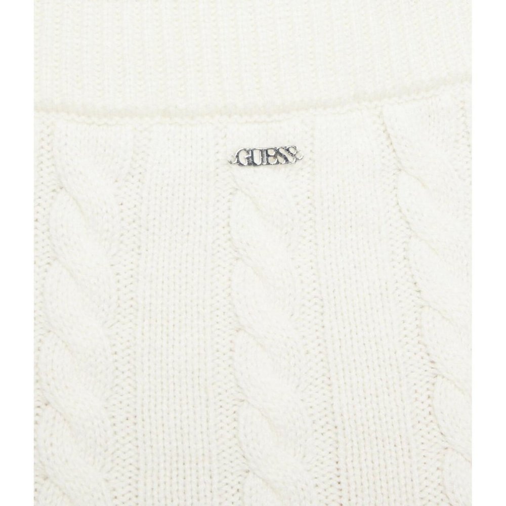 NWT Guess Womens Diane Skirt with Addition of Wool W1BD22 Z2WJ0 S White - Picture 5 of 5